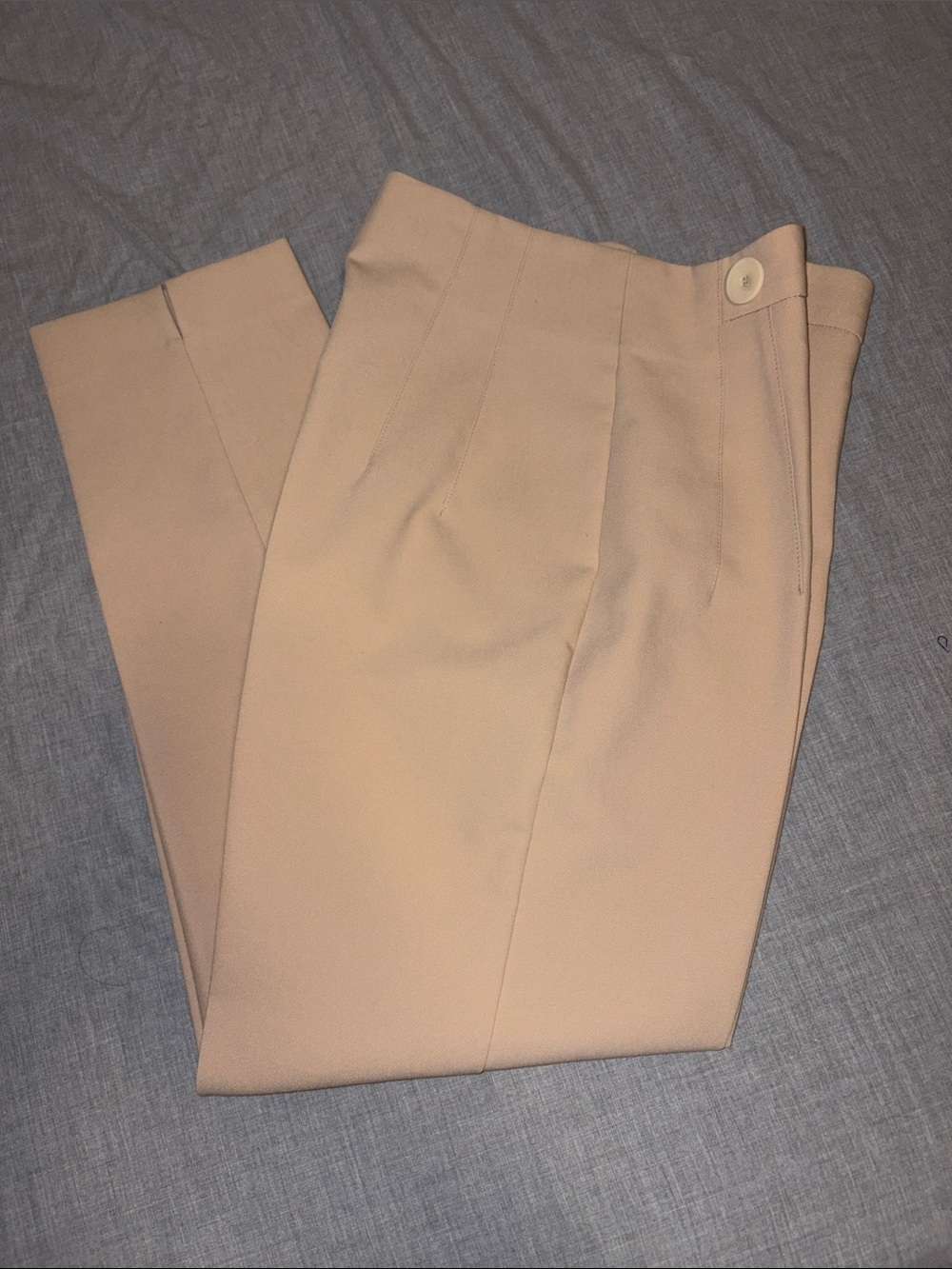 Women’s Beige Dress Pants - Classic Tailored Fit